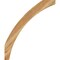 Ekena Millwork 6"W x 34"D x 40"H Thorton Rough Sawn Knee Brace, Western Red Cedar BRC06X34X40THR00RWR - alternate 3